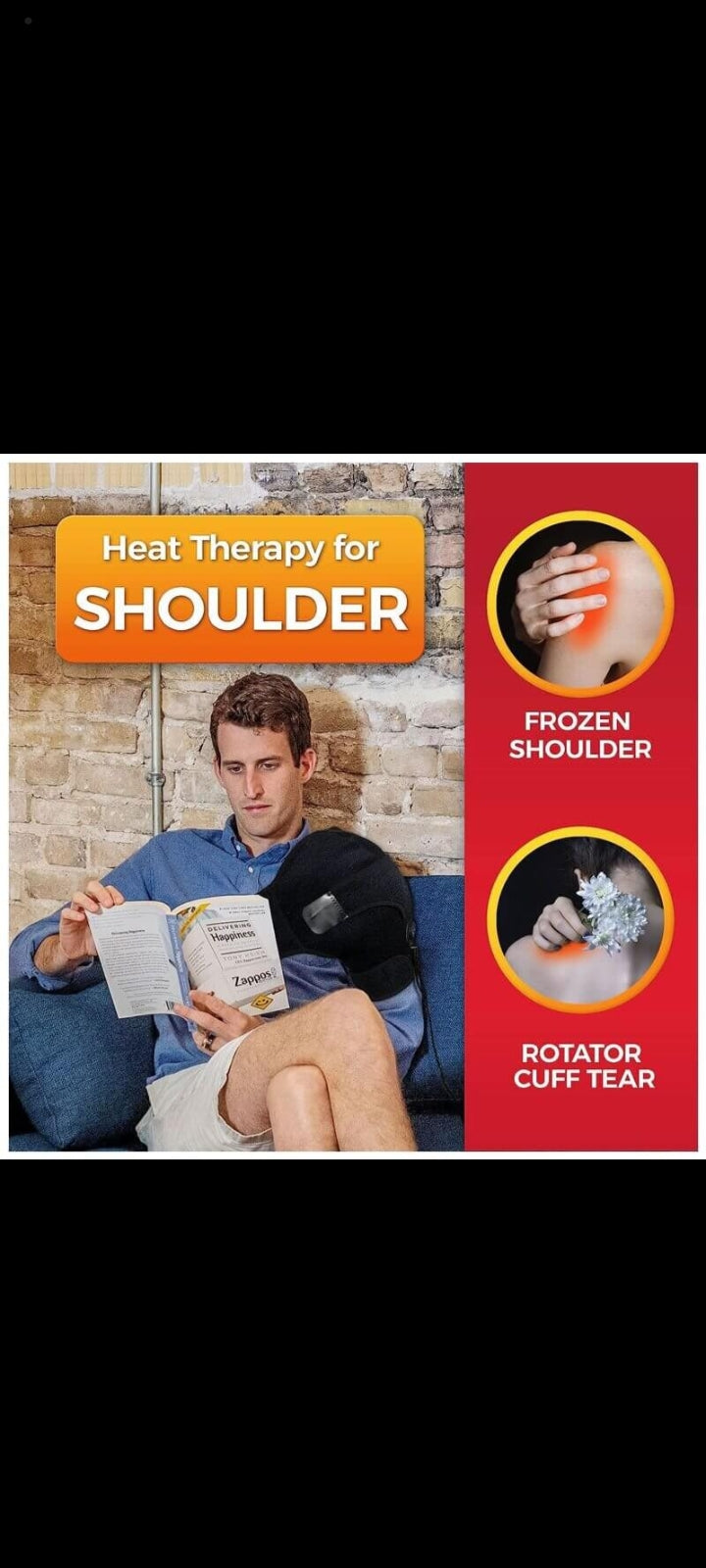 Electric Adjustable Pain Relief Heated Shoulder Brace