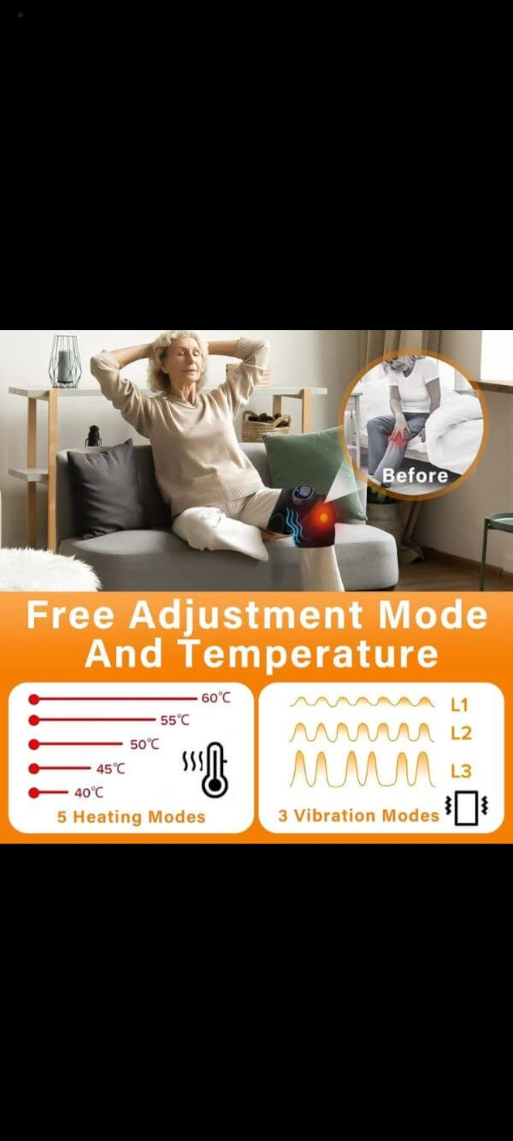 Heating Knee Massager
NGA-GNA-62
