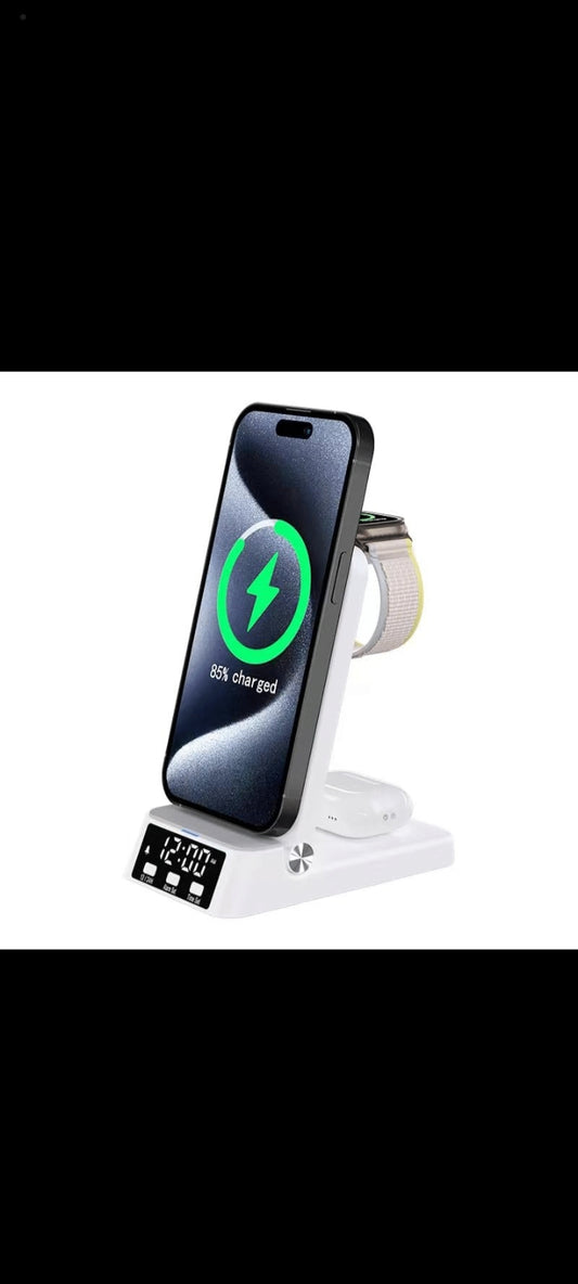 4 in 1 Smart Foldable Compact Wireless Charging Stand