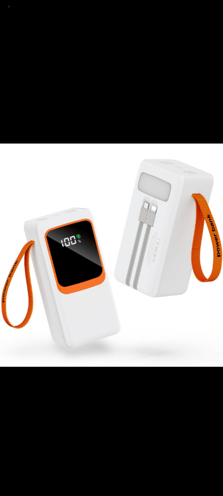 LED Display 60000mAh Portable Power Bank Station