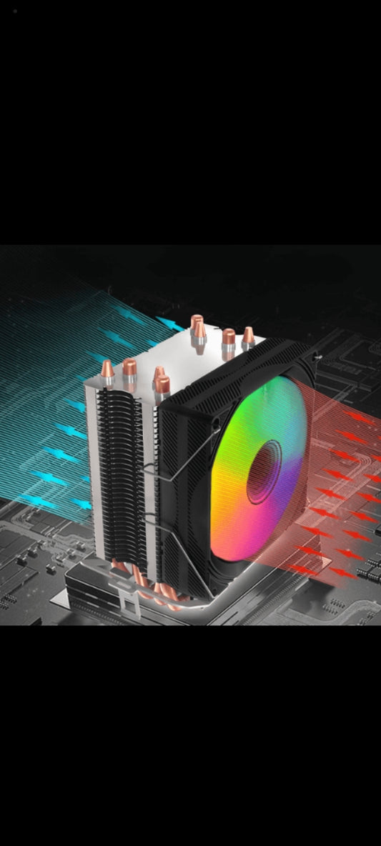 CPU Air Cooler with 4 Copper Heat Pipes