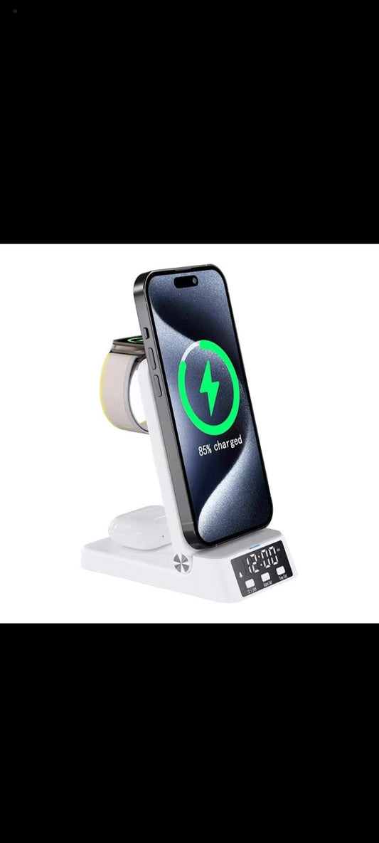 4 in 1 Smart Foldable Compact Wireless Charging Stand