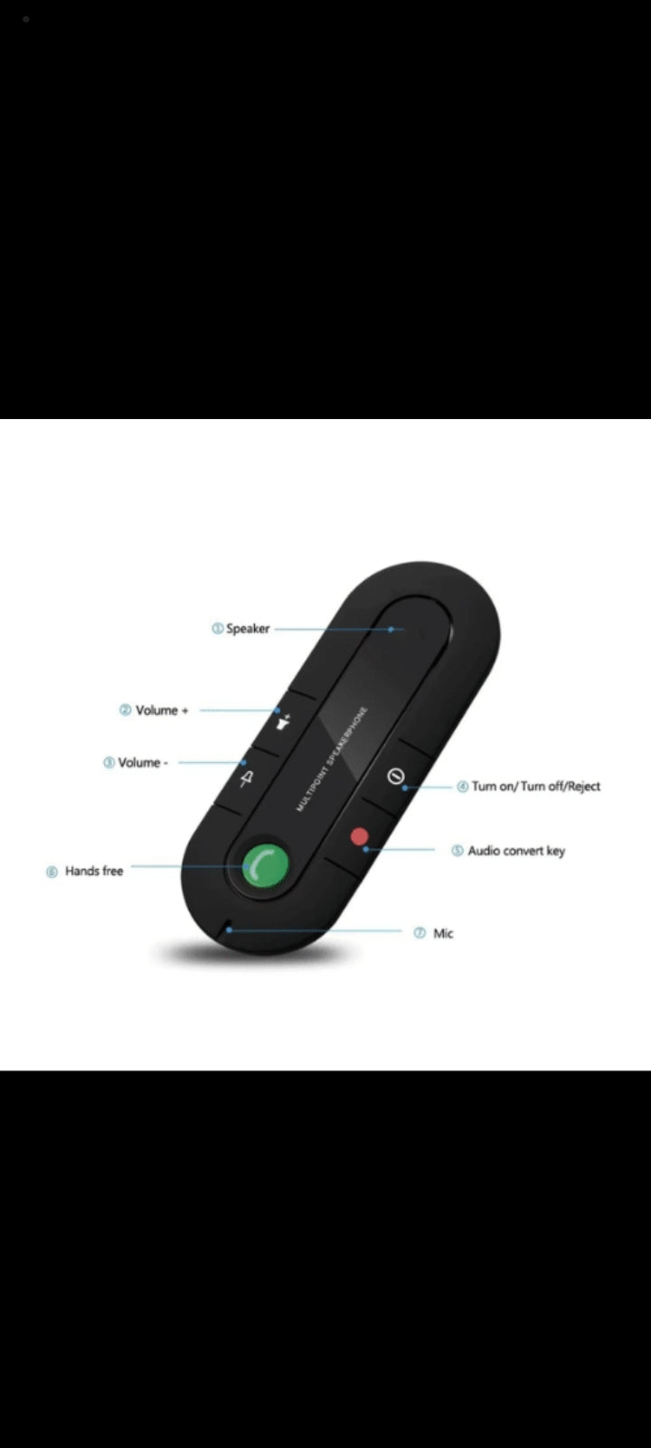 Hands-Free Bluetooth Car Kit