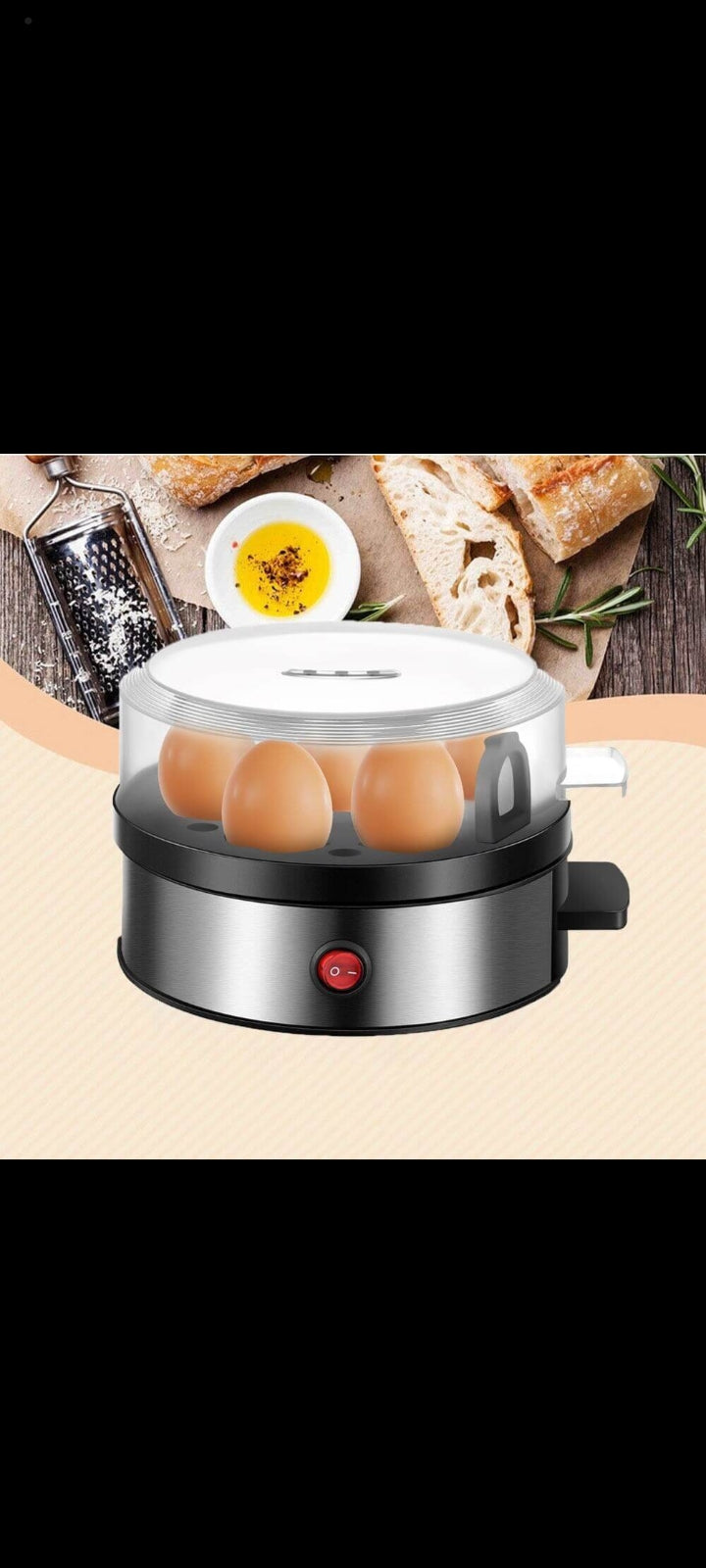 Stainless Steel Smart Automatic Electric Mini Egg Boiler