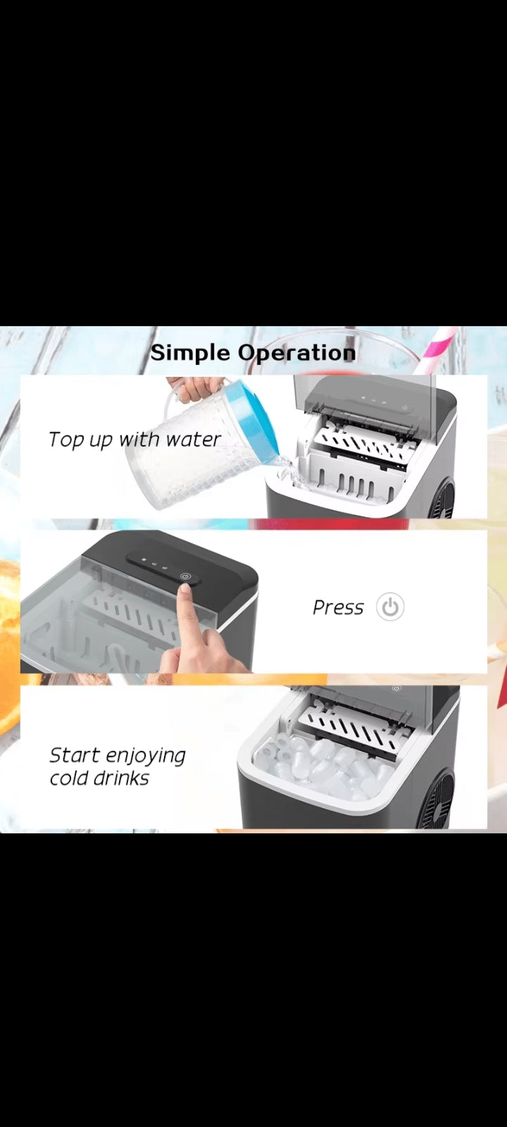 Portable Ice Cube Maker Machine
NEA-704