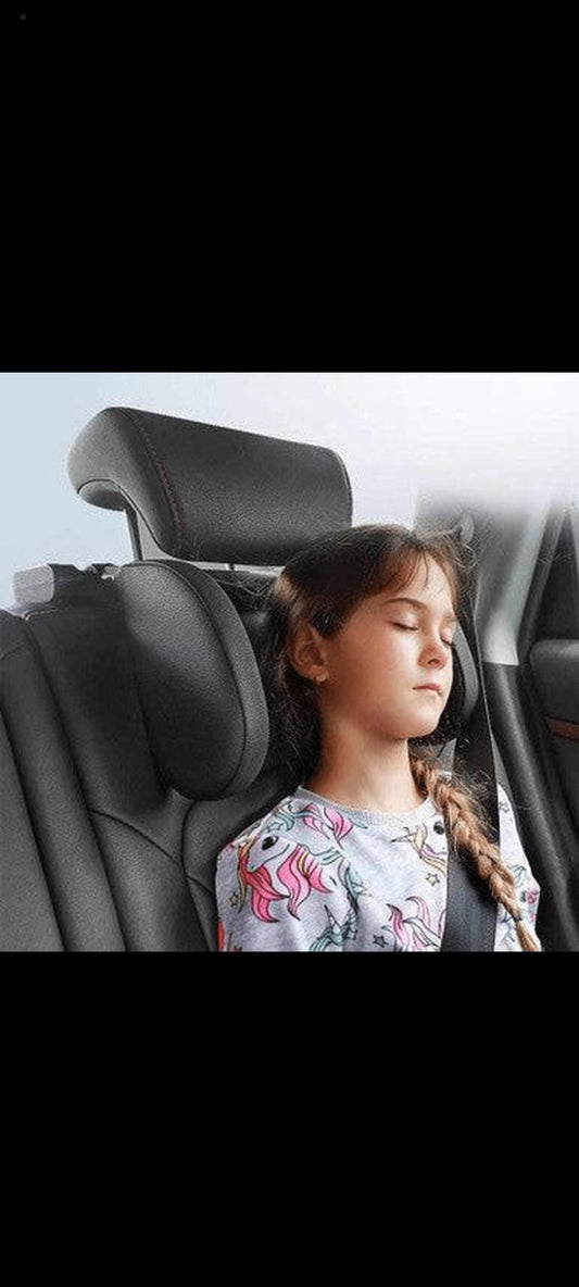 TravelEase Adjustable Car Headrest Pillow