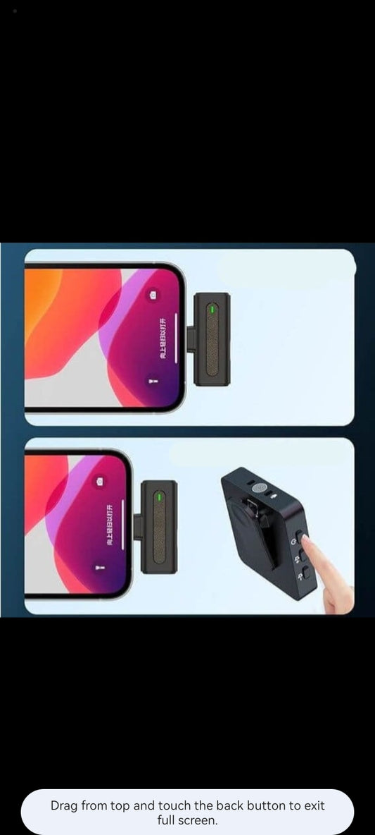 Wireless Microphone for iPhone