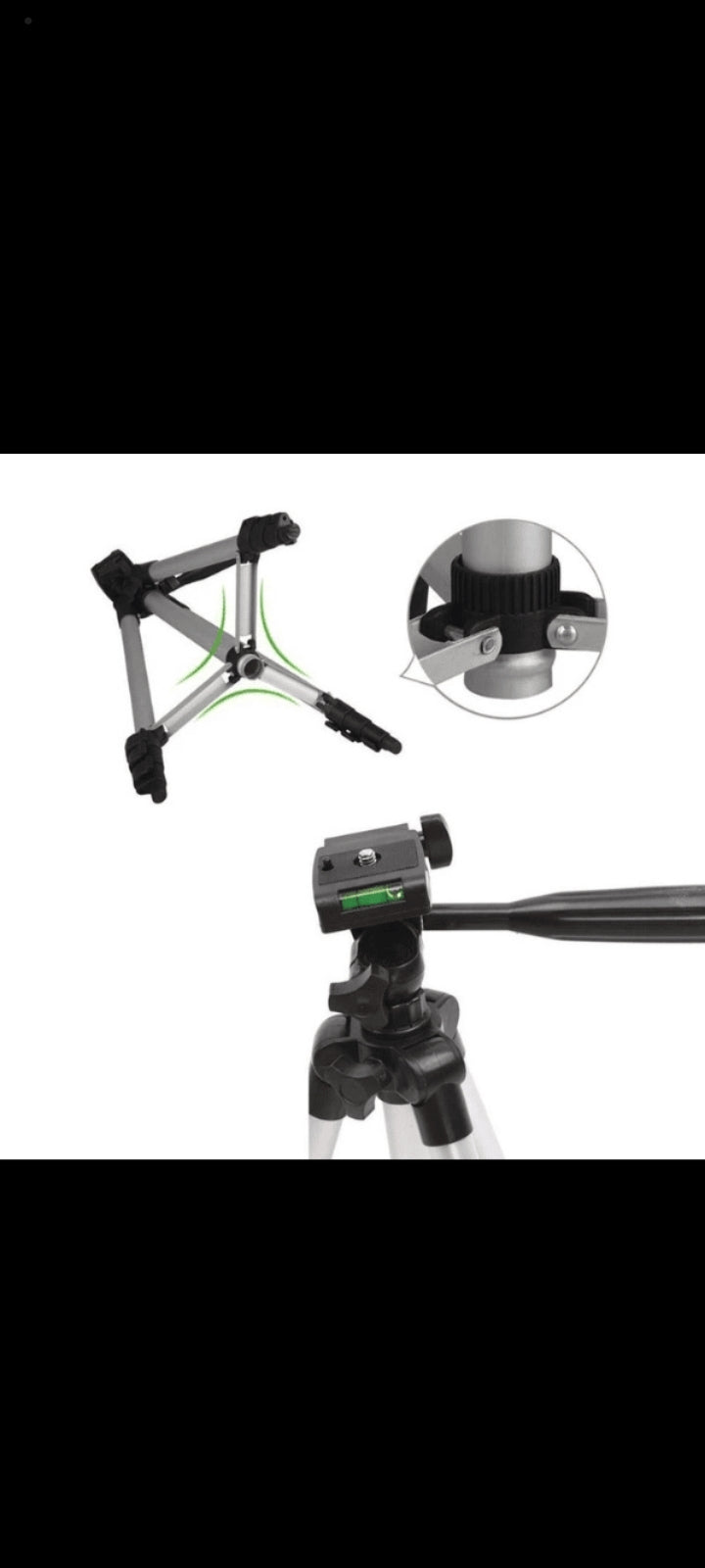 Universal Photography Aluminum Travel Camera Tripod